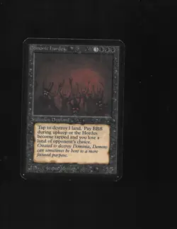 Magic the Gathering DEMOMIC HORDES Alpha MTG - Image 1