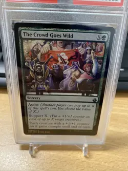 PSA 10 Pop 1 Gem MTG - The Crowd Goes Wild - Foil - Battlebond Magic 2018 - Image 2