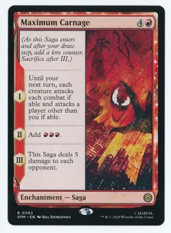 Maximum Carnage #0083 MTG Marvel's Spider-Man Magic The Gathering - Image 1