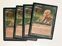 Village Elder (4) NM Mirage MTG Magic the Gathering - Image 2