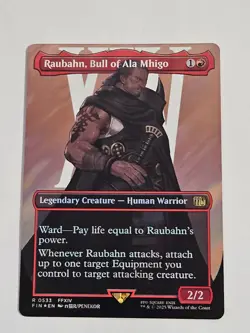 Raubahn, Bull of Ala Mhigo (Borderless) (Surge Foil) Final Fantasy Foil - Image 1