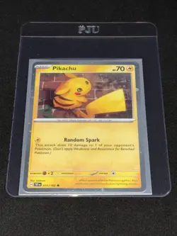 Pikachu 051/162 Cosmos Holo Temporal Forces Pokemon - Image 1