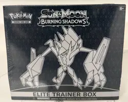 Pokemon SUN AND MOON BURNING SHADOWS Elite Trainer Box ETB New SEALED 2017 - Image 1