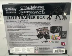 Pokemon SUN AND MOON BURNING SHADOWS Elite Trainer Box ETB New SEALED 2017 - Image 2