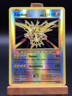 2016 Pokemon XY Evolution Zapdos Reverse Holo Deutsch German 42/108 NM - Image 1