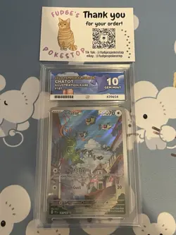 Pokemon TCG Chatot - Illustration Rare - ACE 10 - Temporal Forces - 181/162 - Image 1