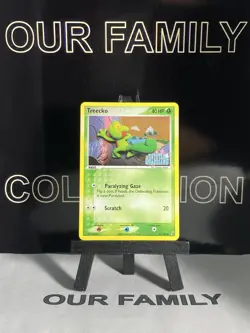 2006 Pokemon Treecko 67/100 - EX Crystal Guardians - Holo - STAMPED- NM - Image 1