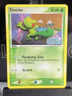 2006 Pokemon Treecko 67/100 - EX Crystal Guardians - Holo - STAMPED- NM - Image 3