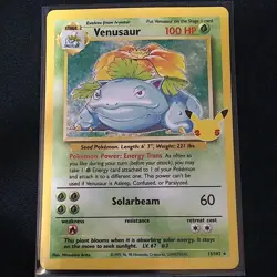 Venusaur Holo 15/102 Pokemon Celebrations Classic Collection - Image 1