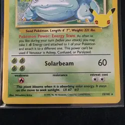 Venusaur Holo 15/102 Pokemon Celebrations Classic Collection - Image 4