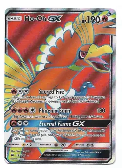 Ho-Oh GX (Full Art) 131/147 Sm-Burning Shadows Holo Pokemon TCG Ultra Rare - NM - Image 1