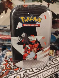 Pokemon TCG Unova Mini Tin Krookodile & Excadrill Black Bolt White Flare New - Image 1