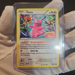 Pokemon TCG - 2015 XY Black Star Promo Ditto #XY40 Rare Holo LP - Image 3