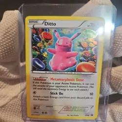 Pokemon TCG - 2015 XY Black Star Promo Ditto #XY40 Rare Holo LP - Image 4
