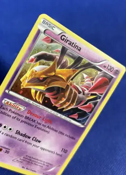 Pokemon Giratina XY184 XY Black Star Promo Cosmos Holo NM - Image 2