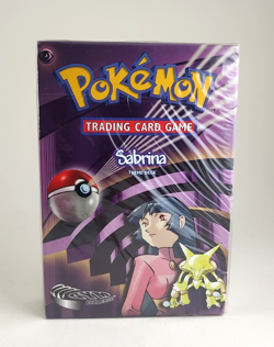 Vintage Pokemon Gym Challenge Sabrina Theme Deck Factory Sealed w/ Sealing Error - Image 1
