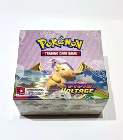Pokemon TCG Sword & Shield VIVID VOLTAGE Booster Box Pikachu NEW/Factory Sealed - Image 1