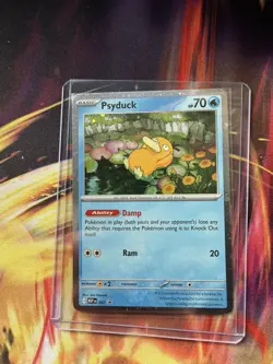 Pokemon TCG Mega Evolutions Black Star Promo Psyduck 007 English - Image 1
