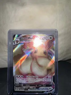 Pokemon TCG Eevee VMAX SWSH087 Shining Fates Promo Card (NM Condition) - Image 1