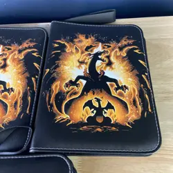 Charizard Pokemon Binder Album Collection 400 Card Holder/ 50 Pages Lot Of 3 - Image 3