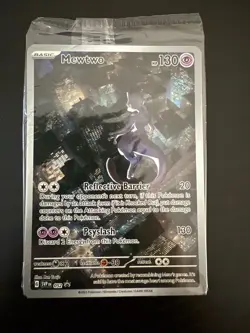 Mewtwo 052 Sv: Scarlet & Violet Promo Cards Holo - Near Mint, Centered, SEALED - Image 1