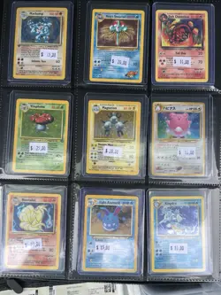 Pokemon Card Collection Vintage Binder Loaded, Used To Vend, Collectr Value Pic - Image 3