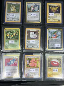 Pokemon Card Collection Vintage Binder Loaded, Used To Vend, Collectr Value Pic - Image 4
