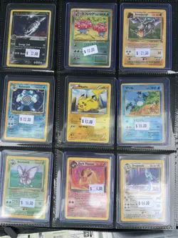 Pokemon Card Collection Vintage Binder Loaded, Used To Vend, Collectr Value Pic - Image 5