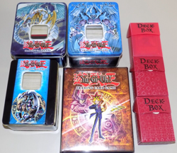 HUGE YUGIOH 1996 CARD-BINDER-TIN LOT COLLECTION RARE 1'st EDITIONS UNSEARCHED - Image 1