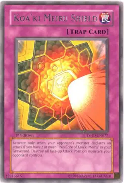 3 x Yu-Gi-Oh Card - TSHD-EN077 - KOA'KI MEIRU SHIELD (rare) - NM - Image 1