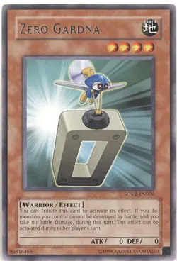 3 x Yu-Gi-Oh Card - SOVR-EN006 - ZERO GARDNA (rare) - NM - Image 1
