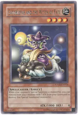 3 x Yu-Gi-Oh Card - SOVR-EN014 - CATOBLEPAS AND THE WITCH OF FATE (rare) - NM - Image 1