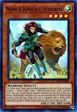 3 x Yu-Gi-Oh Card - SOFU-EN088 - NOBLE KNIGHT IYVANNE (super rare holo) -NM/Mint - Image 1