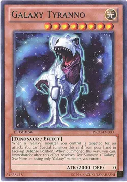 3 x Yu-Gi-Oh Card - PRIO-EN003 - GALAXY TYRANNO (rare) - NM/M - Image 1