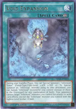 3 x Yu-Gi-Oh Card - SECE-EN058 - VOID EXPANSION (rare) - NM/M - Image 1