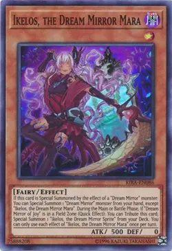 3 x Yu-Gi-Oh Card - RIRA-EN086 - IKELOS, THE DREAM MIRROR MARA (super rare) NM/M - Image 1