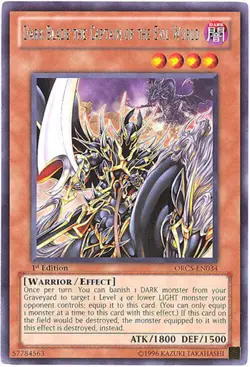 3 x Yu-Gi-Oh Card - ORCS-EN034 - DARK BLADE THE CAPTAIN OF THE EVIL WORLD - NM/M - Image 1