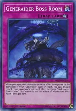 3 x Yu-Gi-Oh Card - MYFI-EN038 - GENERAIDER BOSS ROOM (super rare holo) -NM/Mint - Image 1