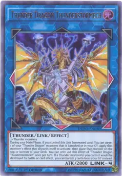 3 x Yu-Gi-Oh Card - DUPO-EN030 - THUNDER DRAGON THUNDERSTORMECH (ultra) - NM - Image 1