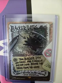Blacker Lotus (Rainbow Foil) Secret Lair Drop Foil - Image 1