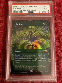 PSA 9 Mint Cultivate Showcase FOIL Core Set 2021 / M21 - Image 1