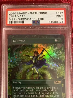 PSA 9 Mint Cultivate Showcase FOIL Core Set 2021 / M21 - Image 2