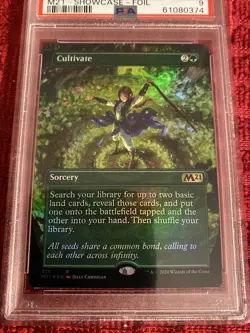 PSA 9 Mint Cultivate Showcase FOIL Core Set 2021 / M21 - Image 3