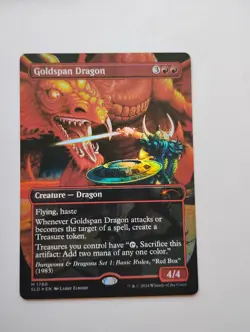 Goldspan Dragon (Rainbow Foil) Secret Lair Drop Foil - Image 1