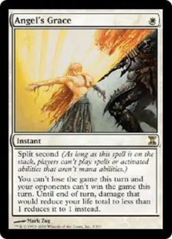 Magic the Gathering MtG Time Spiral Rare Foil Angel's Grace #3 - Image 1
