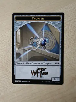 MTG Thopters Token x2 Artist Proof AP with Star Wars Sketch - Image 5
