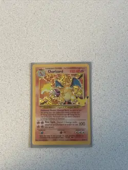 Pokemon TCG Charizard Celebrations: Classic Collection 4/102 Holo Holo Rare - Image 1