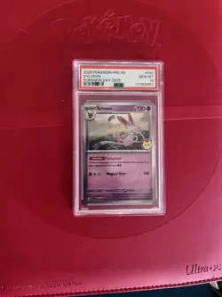 2025 POKEMON PRE EN-PRISMATIC EVOLUTIONS POKEMON DAY 2025 #040 SYLVEON PSA 10 - Image 1