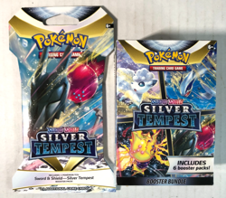 Pokemon Silver Tempest Booster Bundle & Sleeved Booster Pack Sealed LOT - Image 1