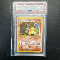 1999 Pokemon Game - Charizard Holo #4/102 - PSA 6 EX-MT Condition WOTC Base Set - Image 3